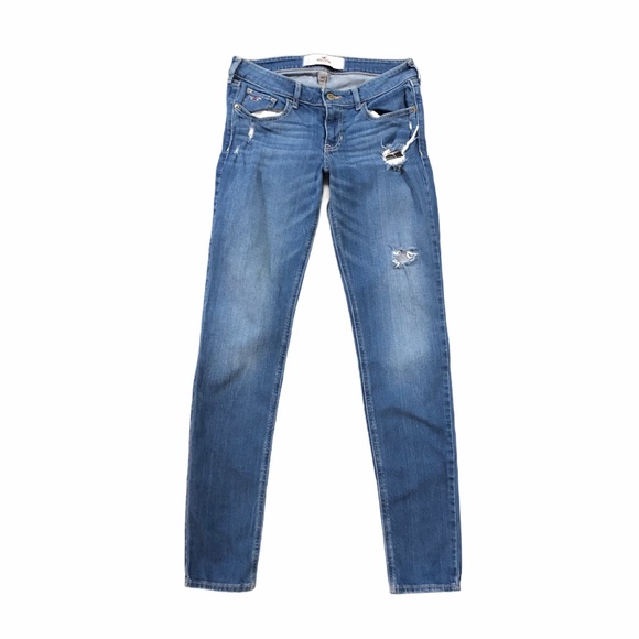 Hollister Distressed Skinny Jeans 0785 - Picture 6 of 10